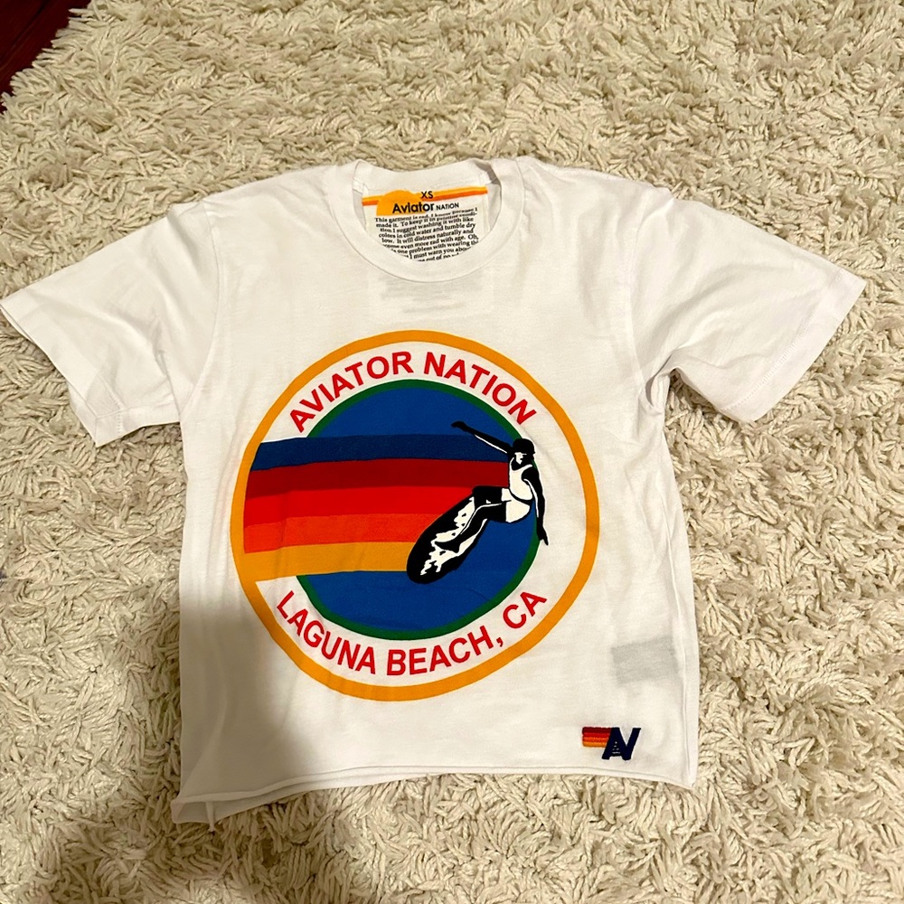 Aviator nation boyfriend tee